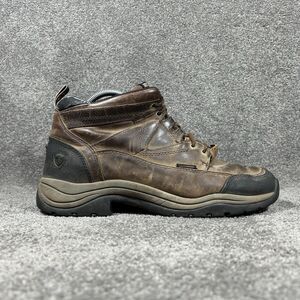 Ariat ATS Terrain 34527 Men's Size 12 D Brown Waterproof Hiking Work Boots Used
